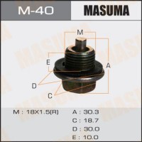 M-40 MASUMA Різьбова пробка, Масляний піддон