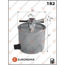 1643627980 EUROREPAR Паливний фільтр