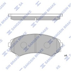 SP2075 Hi-Q Комплект гальмівних колодок дисковий гальм