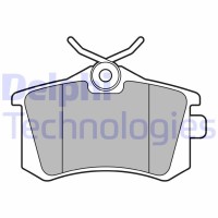 LP3346 DELPHI Комплект гальмівних колодок дисковий гальм