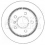 KBD4487 KEY PARTS Гальмівний диск