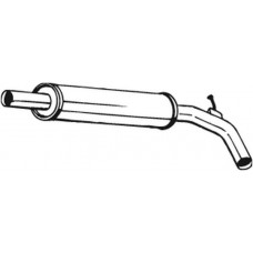 227-617 BOSAL Середній глушник вихлопних газів