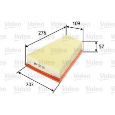 585019 VALEO Повітряний фільтр