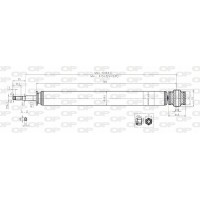 SAB8085.32 OPEN PARTS Амортизатор