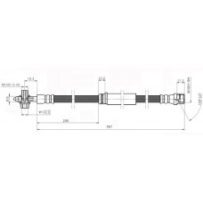 NBH6080 NATIONAL Гальмівний шланг