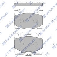 SP4141 Hi-Q Комплект гальмівних колодок дисковий гальм