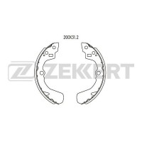 BK-4090 ZEKKERT Комплект гальмівних колодок