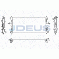 M-0070220 JDEUS Радіатор охолодження двигуна
