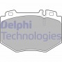 LP1851 DELPHI Комплект гальмівних колодок дисковий гальм