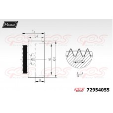 72954055 MAXTECH Поршень корпус скоби гальма