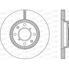 BDR2283.20 OPEN PARTS Гальмівний диск