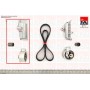 TBK168 FAI AutoParts Комплект ременя ГРМ