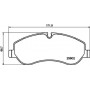 8DB 355 020-691 HELLA Комплект гальмівних колодок, дискове гальмо