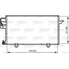 814286 VALEO Конденсатор кондиціонера