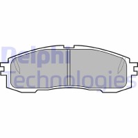 LP577 DELPHI КомплеК т гальмівних колодок, дискове гальмо