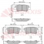 AA0602 BRAXIS КомплеК т гальмівних колодок, дискове гальмо