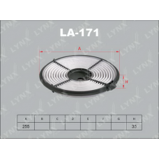 LA-171 LYNXauto Повітряний фільтр