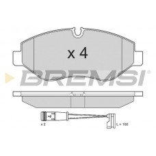 BP3292 BREMSI Комплект гальмівних колодок дисковий гальм