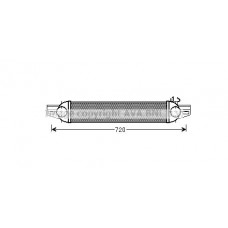 FTA4388 AVA QUALITY COOLING Интеркулер