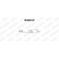 RV05137 VENEPORTE Глушник вихлопних газів кінцевий