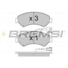 BP3323 BREMSI Комплект гальмівних колодок дисковий гальм
