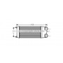 CNA4252 AVA QUALITY COOLING Интеркулер