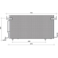 350203286000 MAGNETI MARELLI Конденсатор кондиціонера