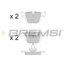 BP3509 BREMSI Комплект гальмівних колодок дисковий гальм