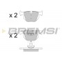 BP3509 BREMSI Комплект гальмівних колодок дисковий гальм