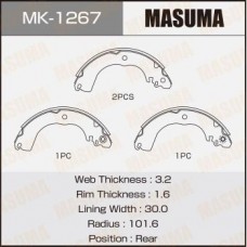 MK-1267 MASUMA Комплект гальмівних колодок