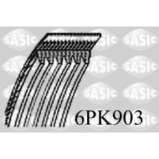 6PK903 SASIC Поліклиновий ремінь