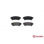 P 83 152 BREMBO Комплект гальмівних колодок дисковий гальм