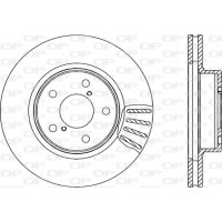 BDA1491.20 OPEN PARTS Гальмівний диск
