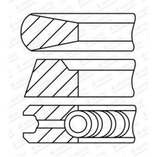 08-447607-00 GOETZE ENGINE Комплект поршневих кілець