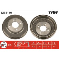DB4149 TRW Гальмівний барабан