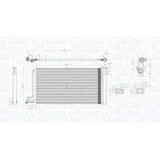 350203796000 MAGNETI MARELLI Конденсатор кондиціонера
