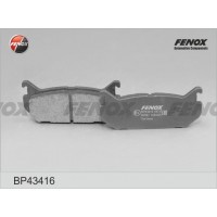 BP43416 FENOX Комплект гальмівних колодок дисковий гальм