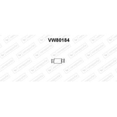 VW80184 VENEPORTE Предглушник вихлопних газів