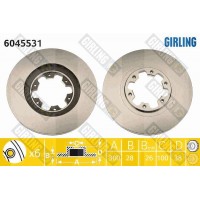 6045531 GIRLING Гальмівний диск