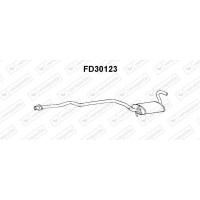 FD30123 VENEPORTE Предглушник вихлопних газів