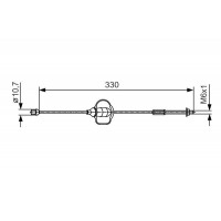 1 987 482 121 BOSCH Тросик, cтояночный тормоз
