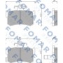 FO 491381 FOMAR Friction Комплект гальмівних колодок дисковий гальм