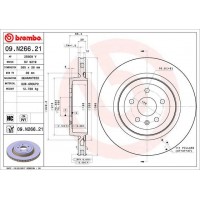 09.N266.21 BREMBO Гальмівний диск