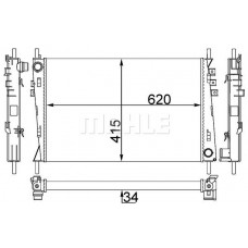 WG2182556 WILMINK GROUP Радіатор охолодження двигуна