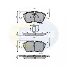 CBP01023 COMLINE КомплеК т гальмівних колодок, дискове гальмо