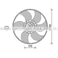 RT7604 AVA QUALITY COOLING Вентилятор охолодження двигуна