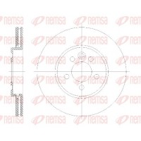 6614 10 KAWE Гальмівний диск