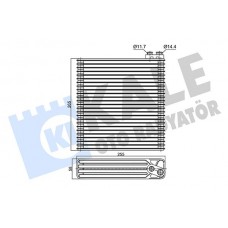 350150 KALE OTO RADYATÖR Випарник кондиціонера