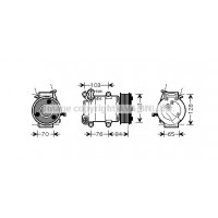FDAK418 AVA QUALITY COOLING Компресор кондиціонера
