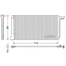 DCN10028 DENSO Конденсатор кондиціонера